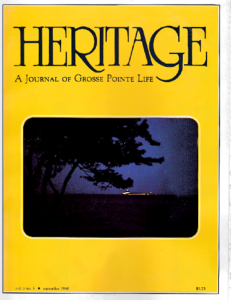 Heritage Magazine Cover