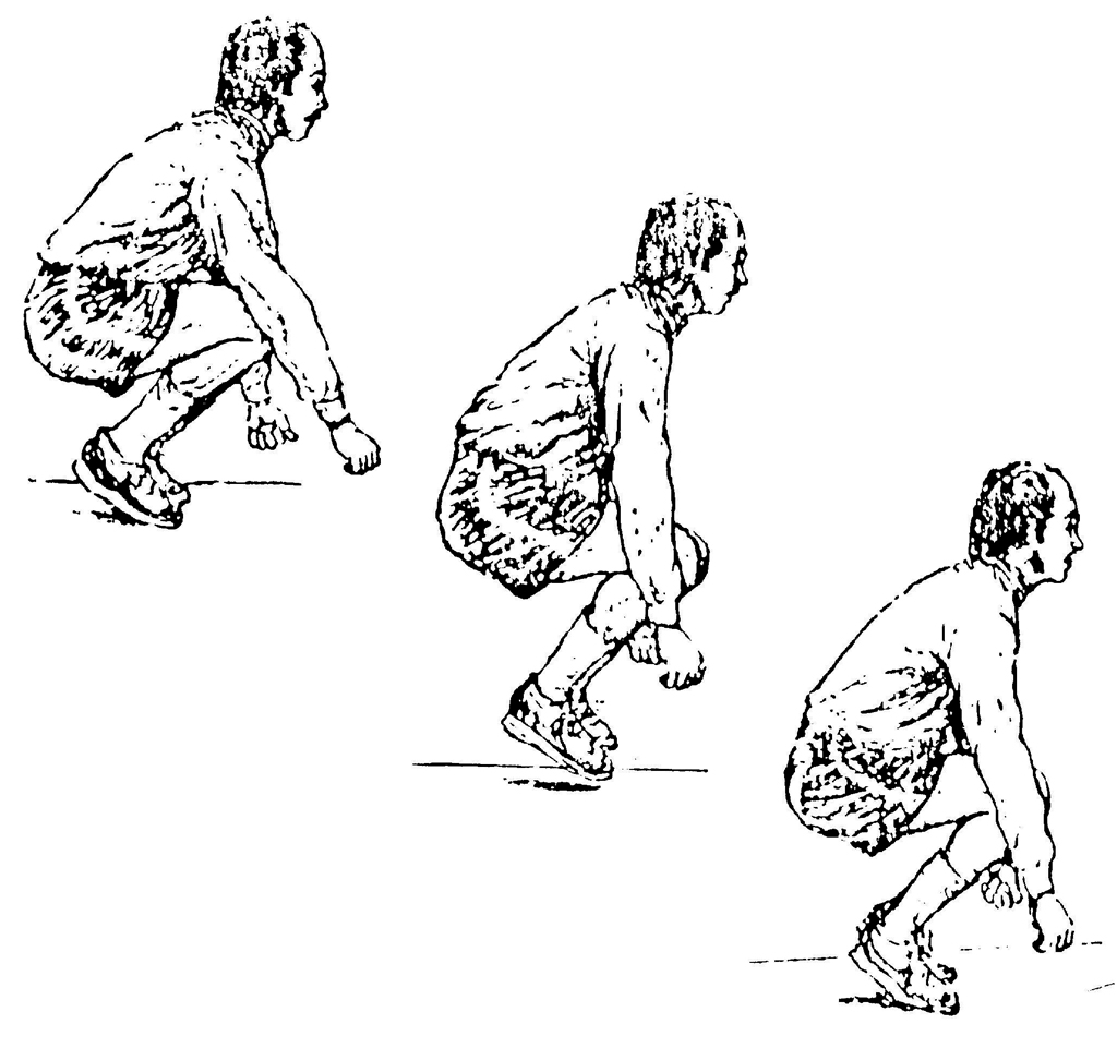 squat jumps side to side